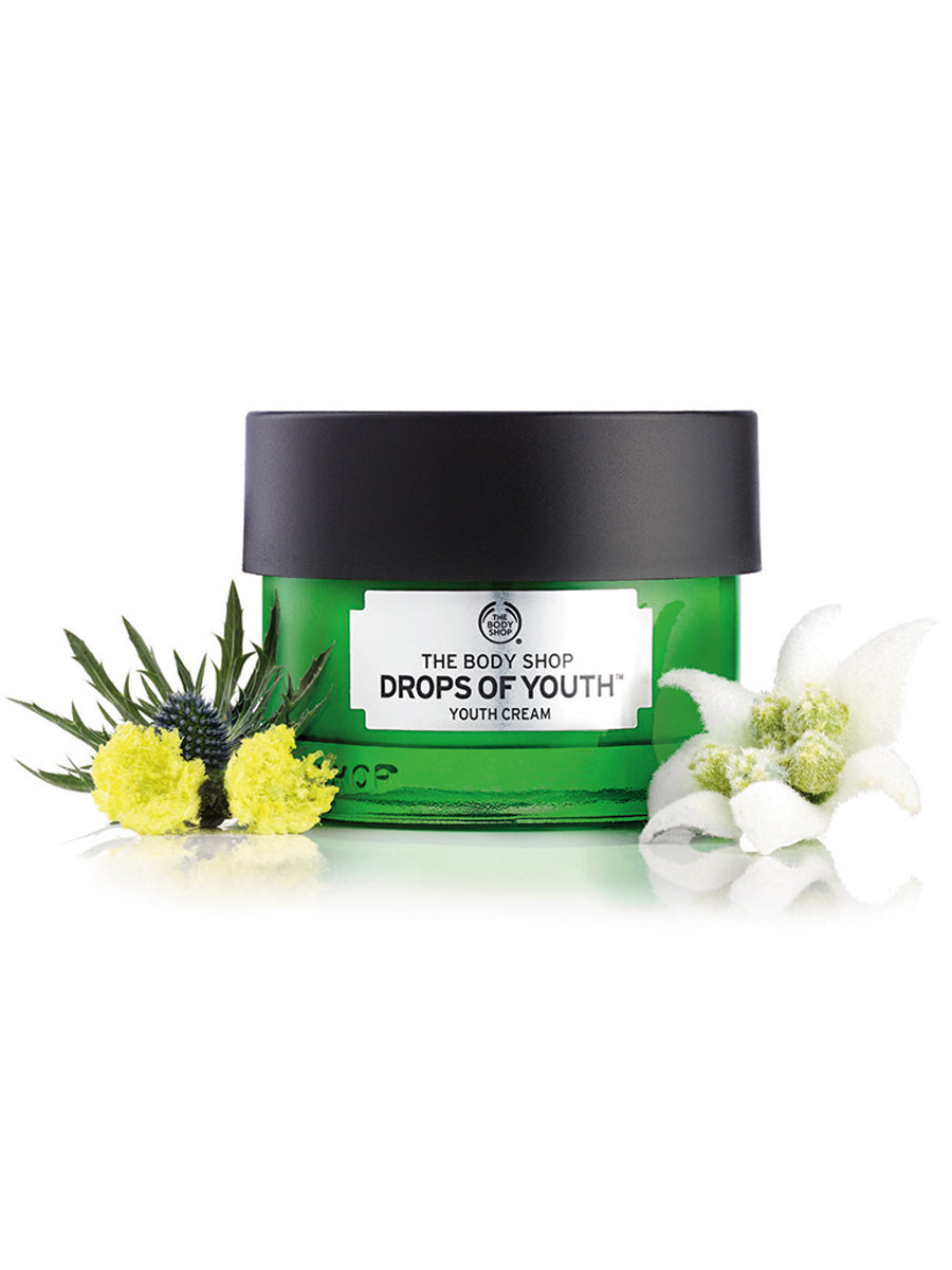 The Body Shop drops of youth cream