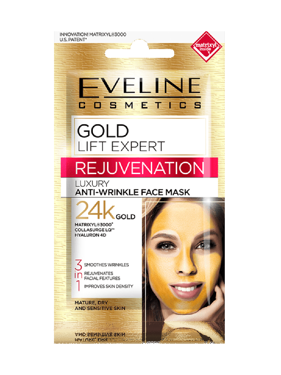 Eveline Expert Gold lift Rejuvenation Face Mask 7ml