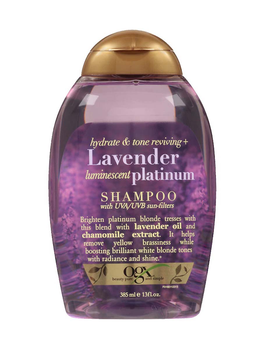 Ogx lavender luminescent platinum shampoo 385ml