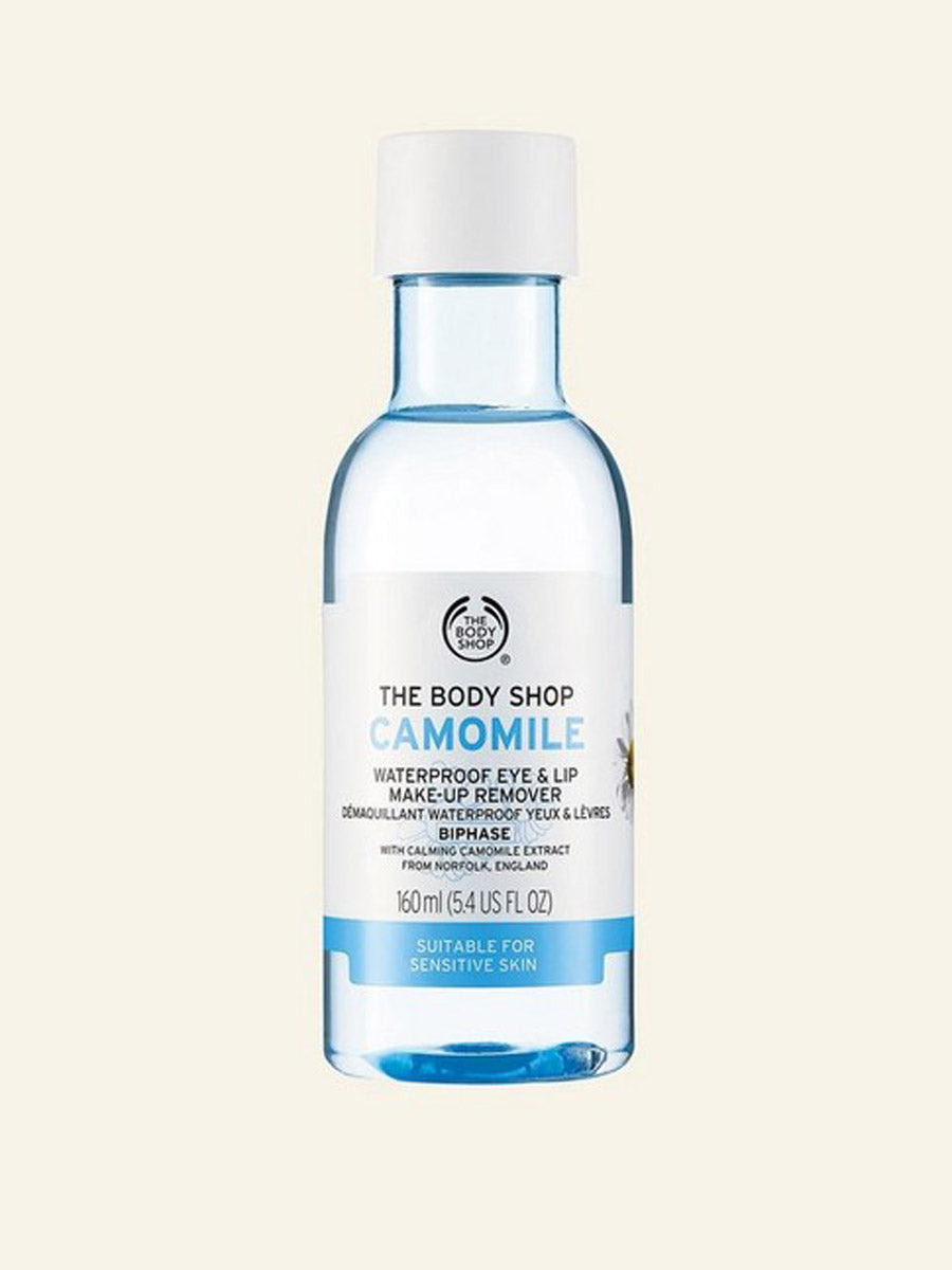 The Body Shop Camomile Waterproof Eye & Lip Makeup Remover 160ml