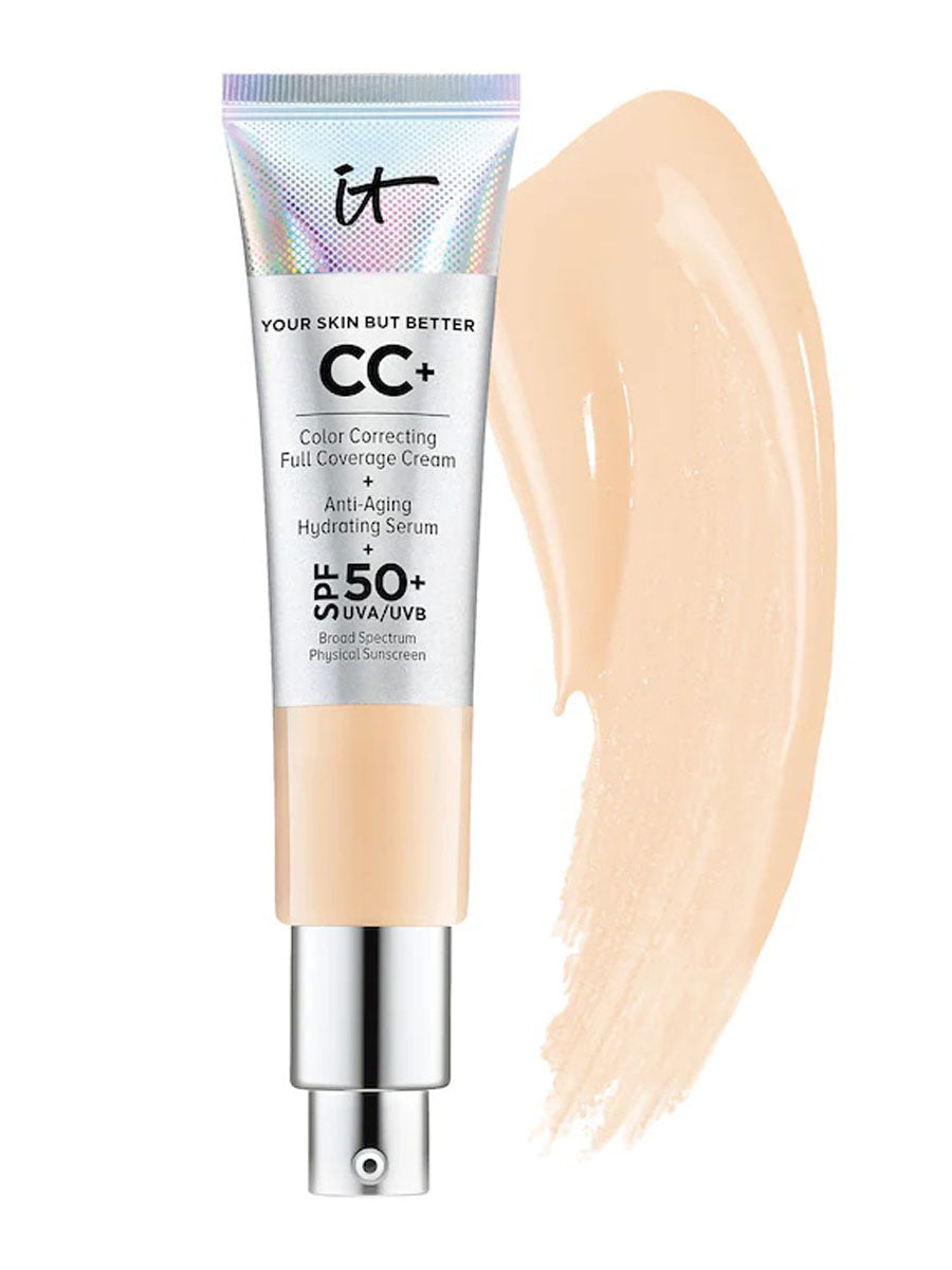 IT CC + Spf 50+ UVA/UVB Color Correcting Full Coverage Cream +Anti Ageing Serum Light 32ml