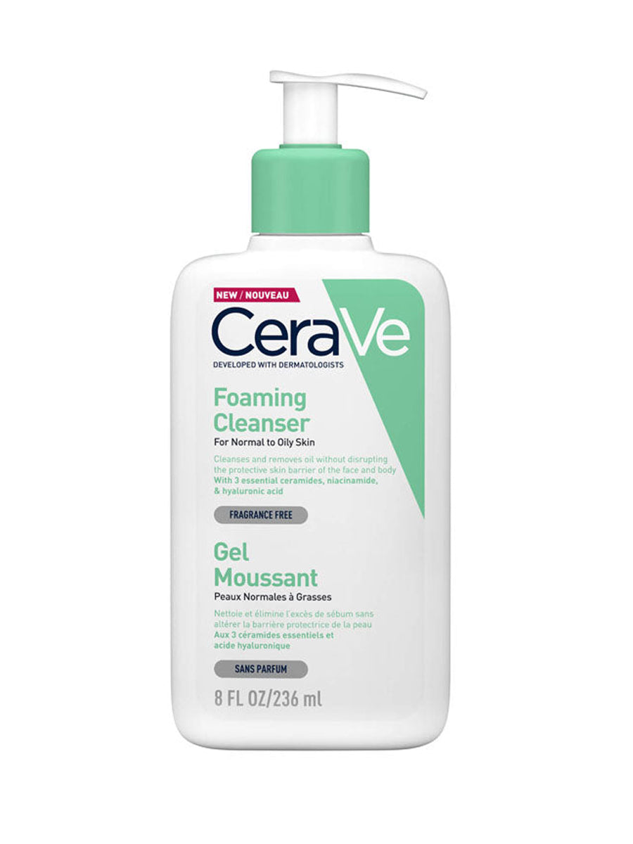 CeraVe Foaming Face Cleanser For Normal To Oily Skin 236Ml