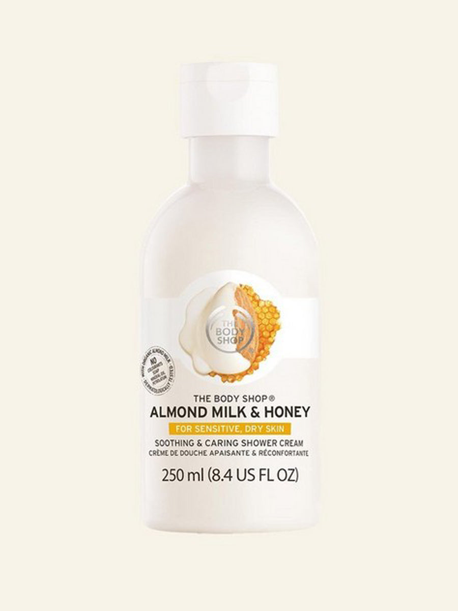 The Body Shop Shower Cream Almond Milk & Honey for sensitive skin 250ml