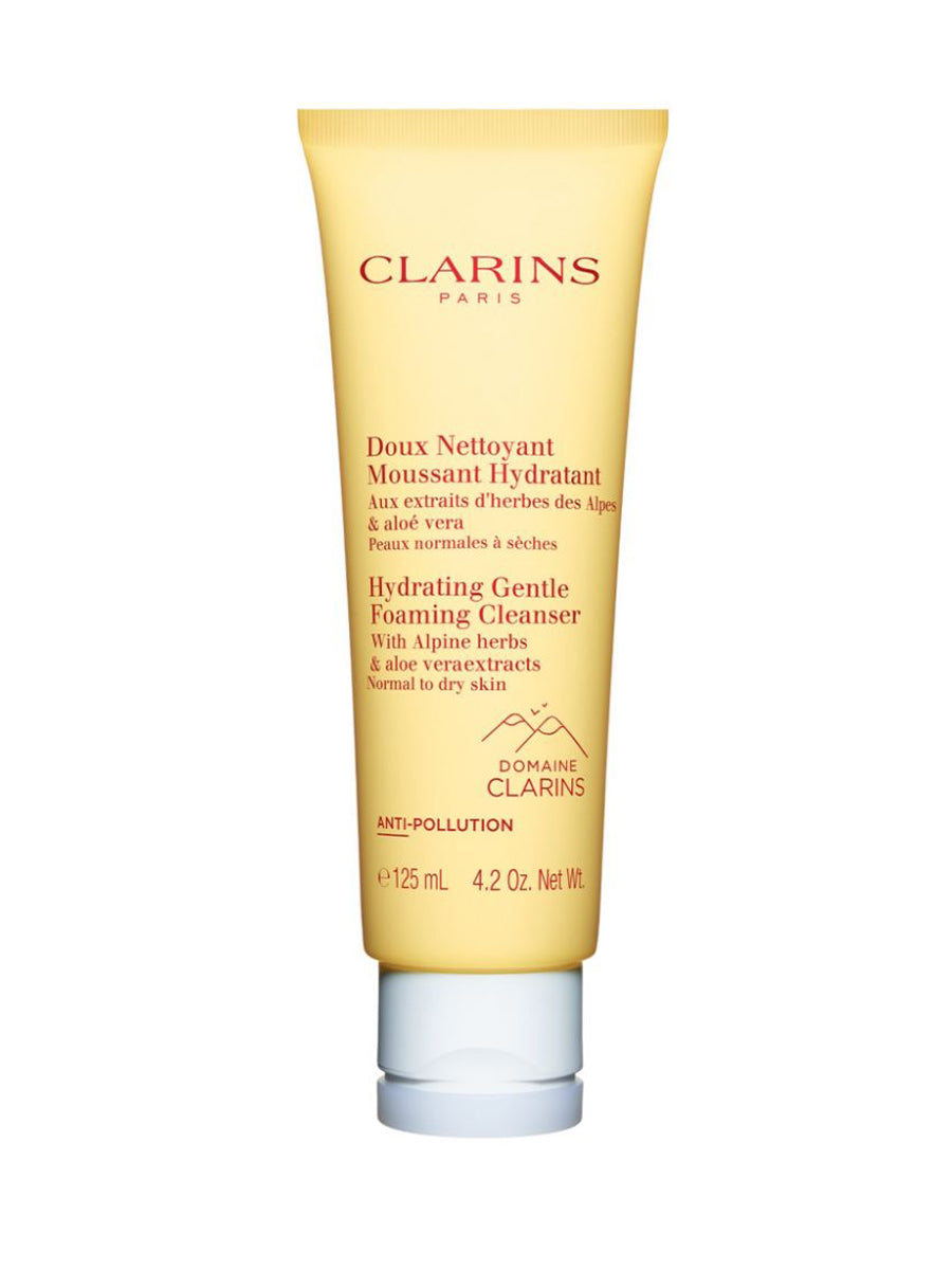Clarins Hydrating Gentle Foaming Cleanser With Alpine Herbs & Aloe Vera Extracts 125ml