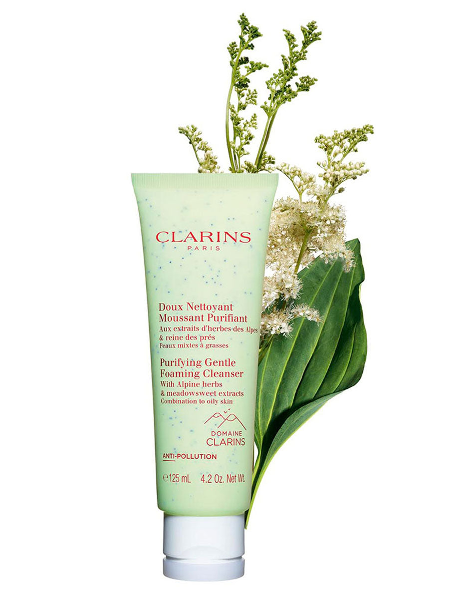 Clarins Purifying Gentle Foaming Cleanser With Alpine Herbs & Meadowsweet Extracts 125m