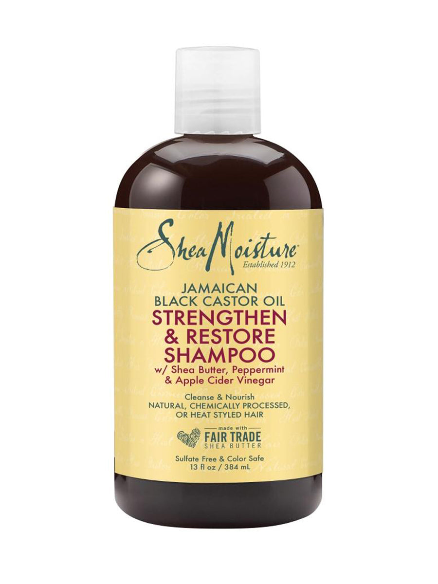 Shea Moisture Jamaican Black Castrol Oil Strengthen & Restore Shampoo 384 Ml