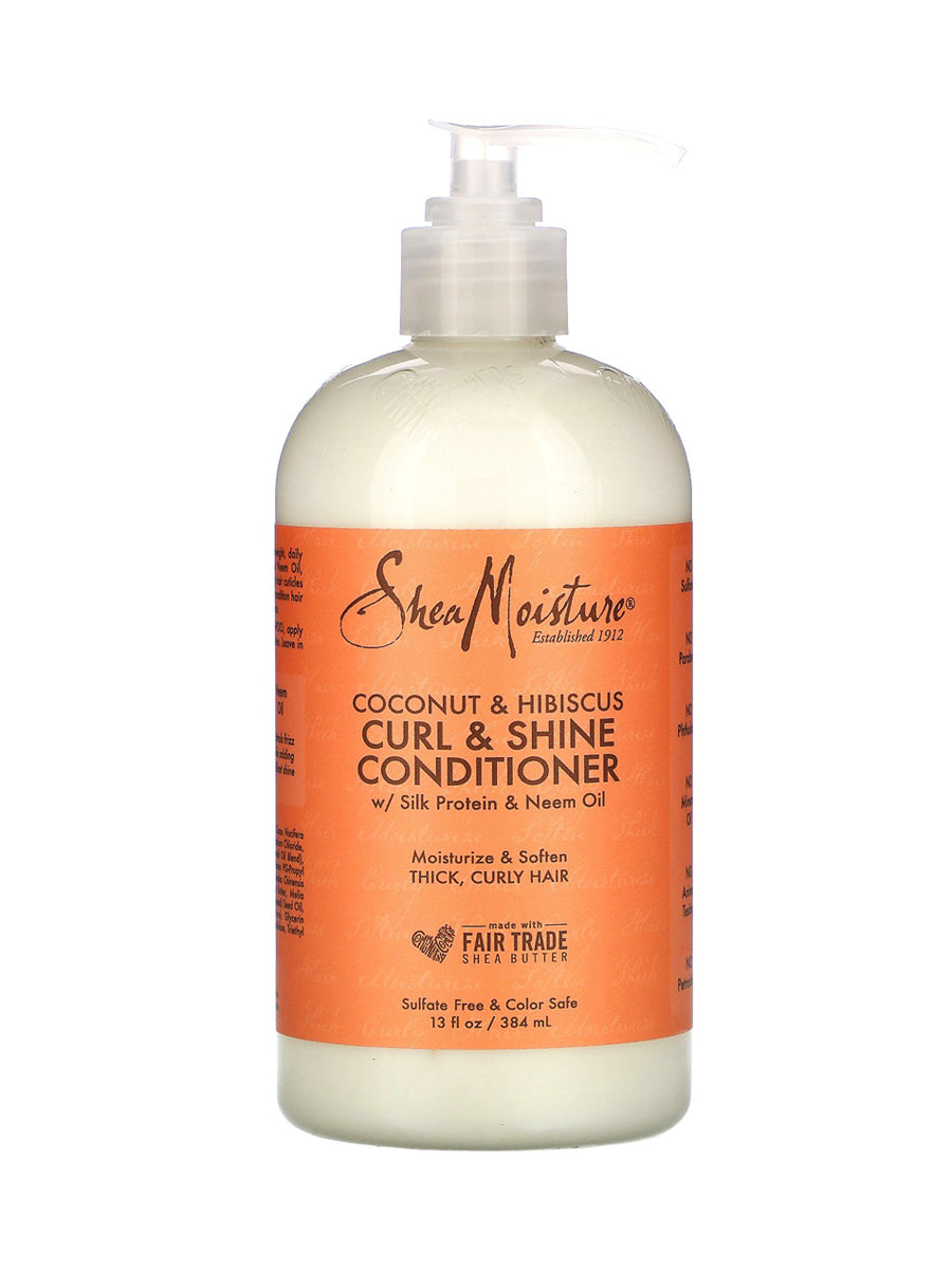 Shea Moisture Coconut & Hibiscus Curl & Shine Conditioner 384 Ml