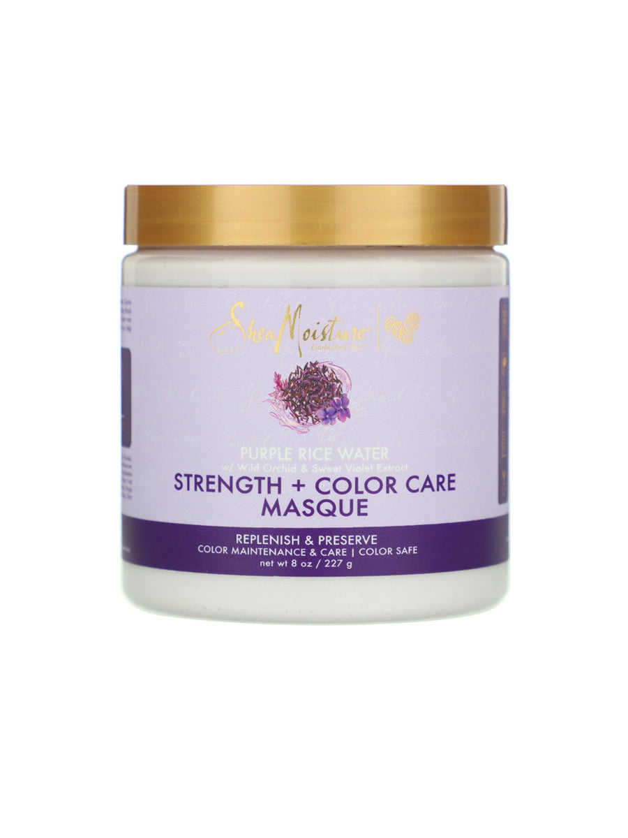 Shea Moisture Purple Rice Water Strength + Color Care Masque 227G