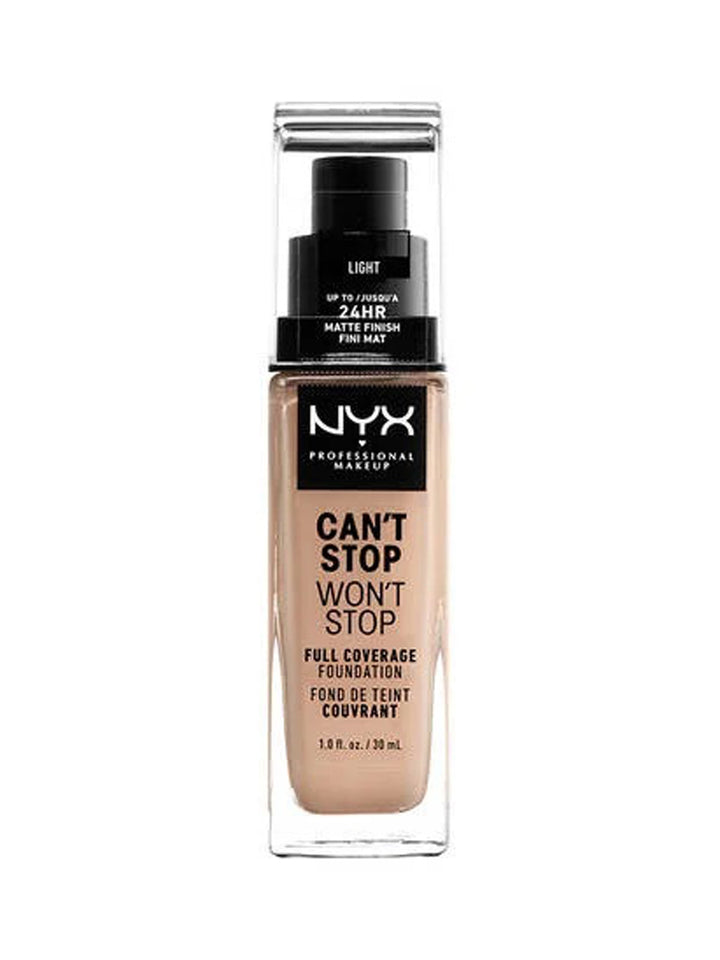 Nyx 24H Matte Finish Full Coverage Foundation Light 30ml