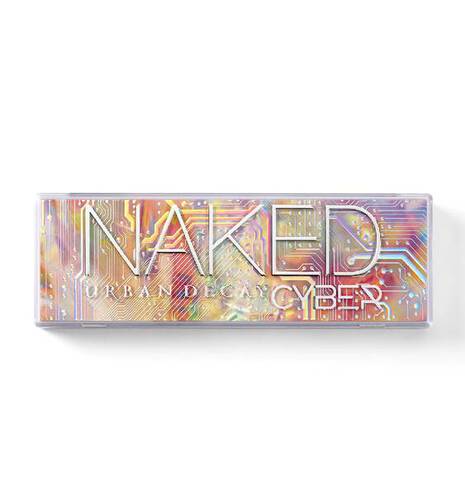 Urban Decay Naked Cyber Eyeshadow Palette & Double Ended Makeup Brush
