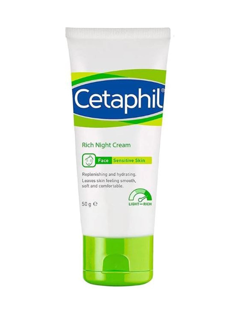 Cetaphil Rice Night Cream For Sensitive Skin 50g