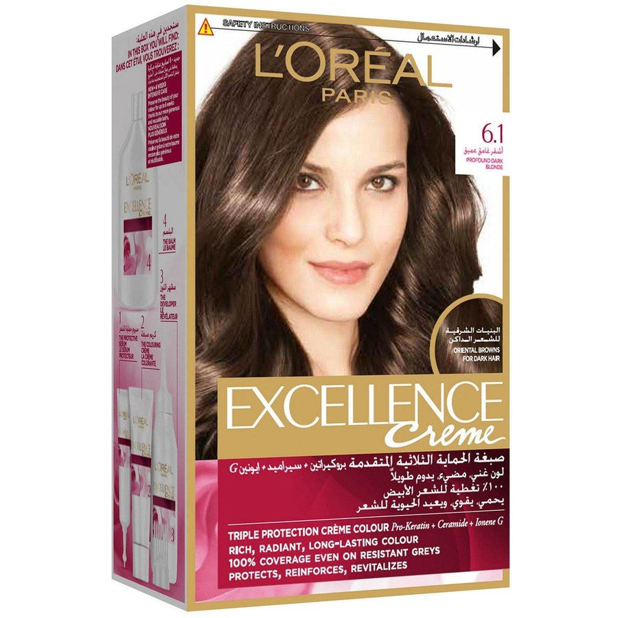 Loreal Excellence Creme Hair Color #6.1