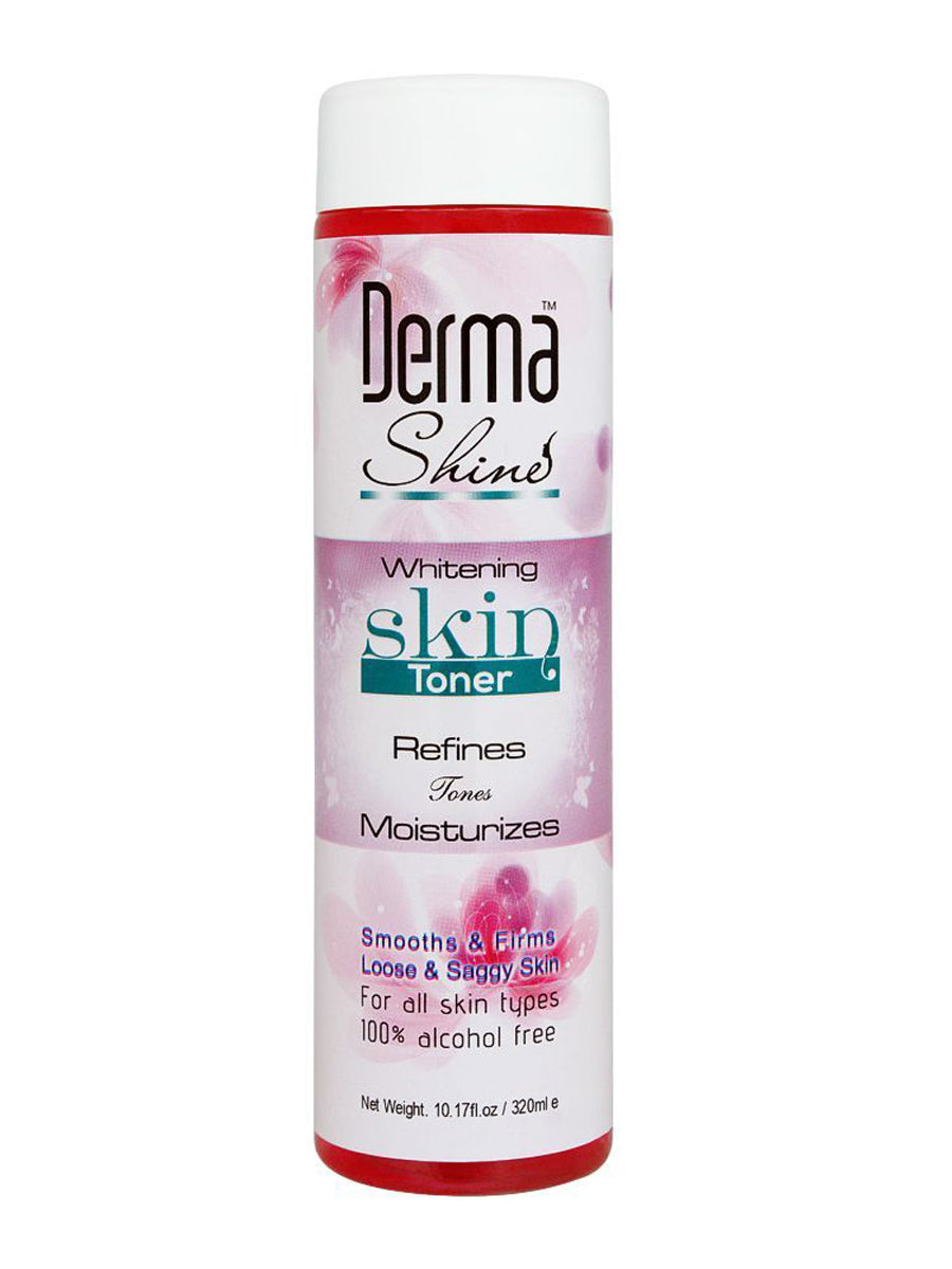 Derma Shine Whitening Skin Toner Refines Tones Moisturizes 320ml