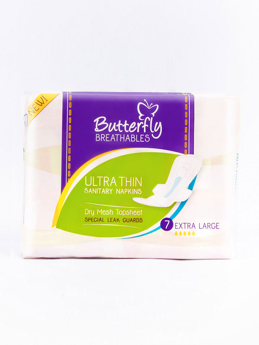 Butterfly Breathables Ultra Thin Dry Mesh Top Sheet 7 Extra Large