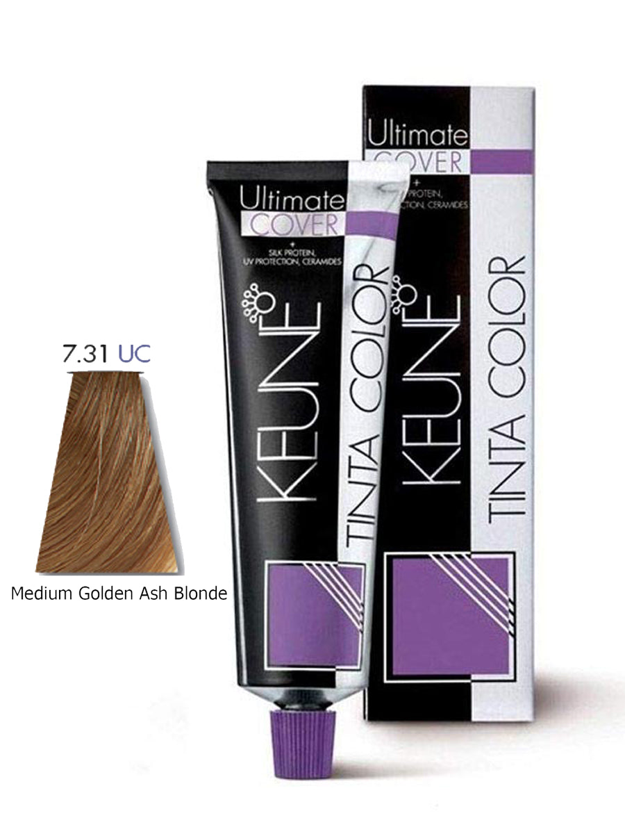 Keune Hair Color Tinta Ultimate Cover # 7.31