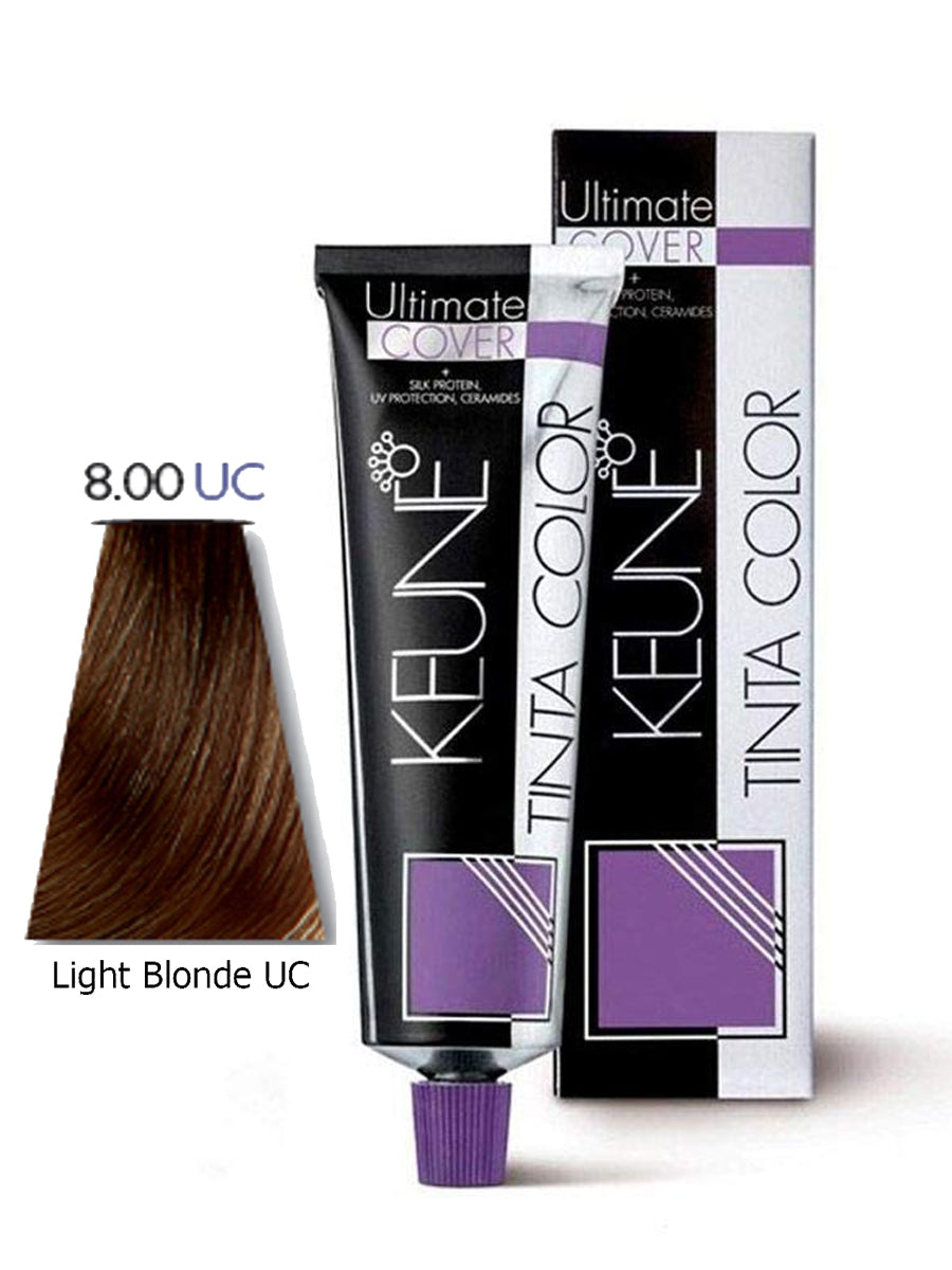 Keune Hair Color Tinta Ultimate Cover # 8.00