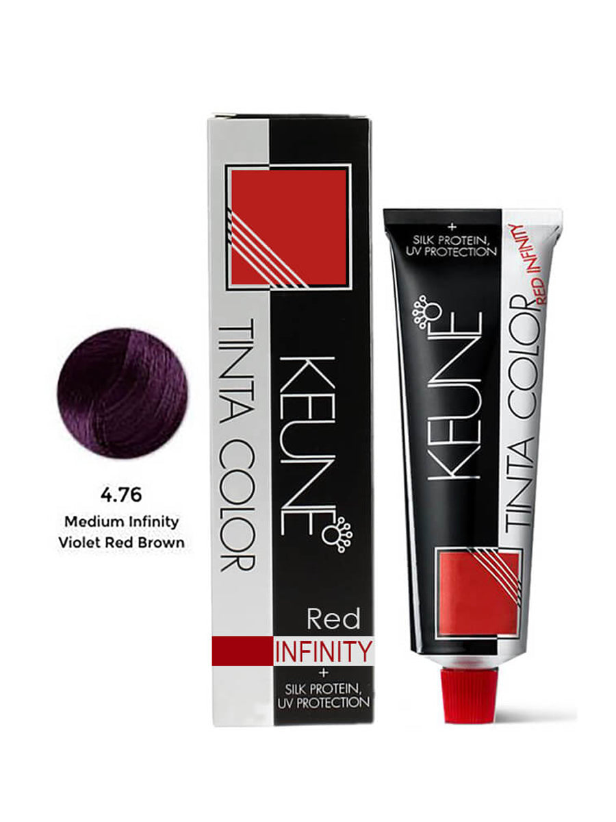Keune Hair Color Tinta Red Infinity # 4.76