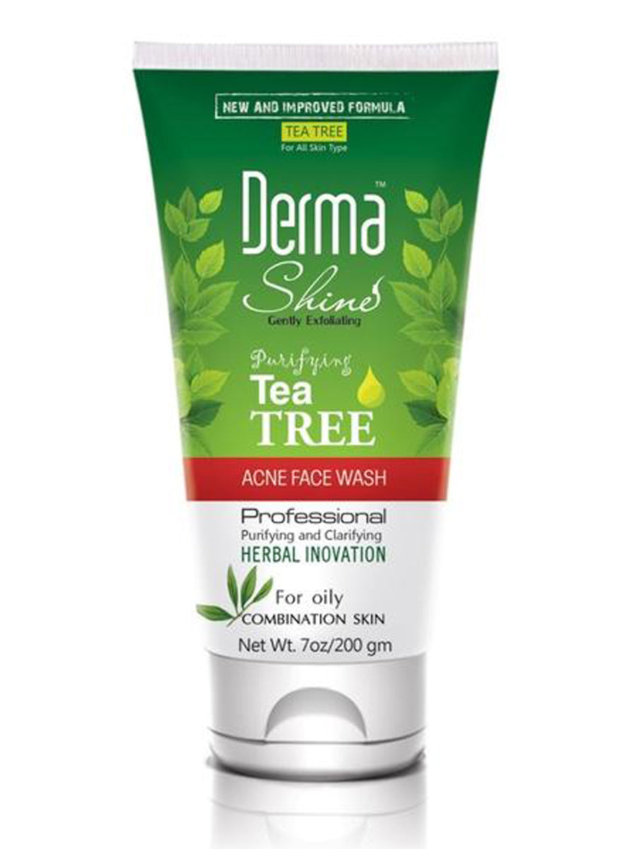 Derma Shine Tea Tree Acne Face Wash Tube 200g