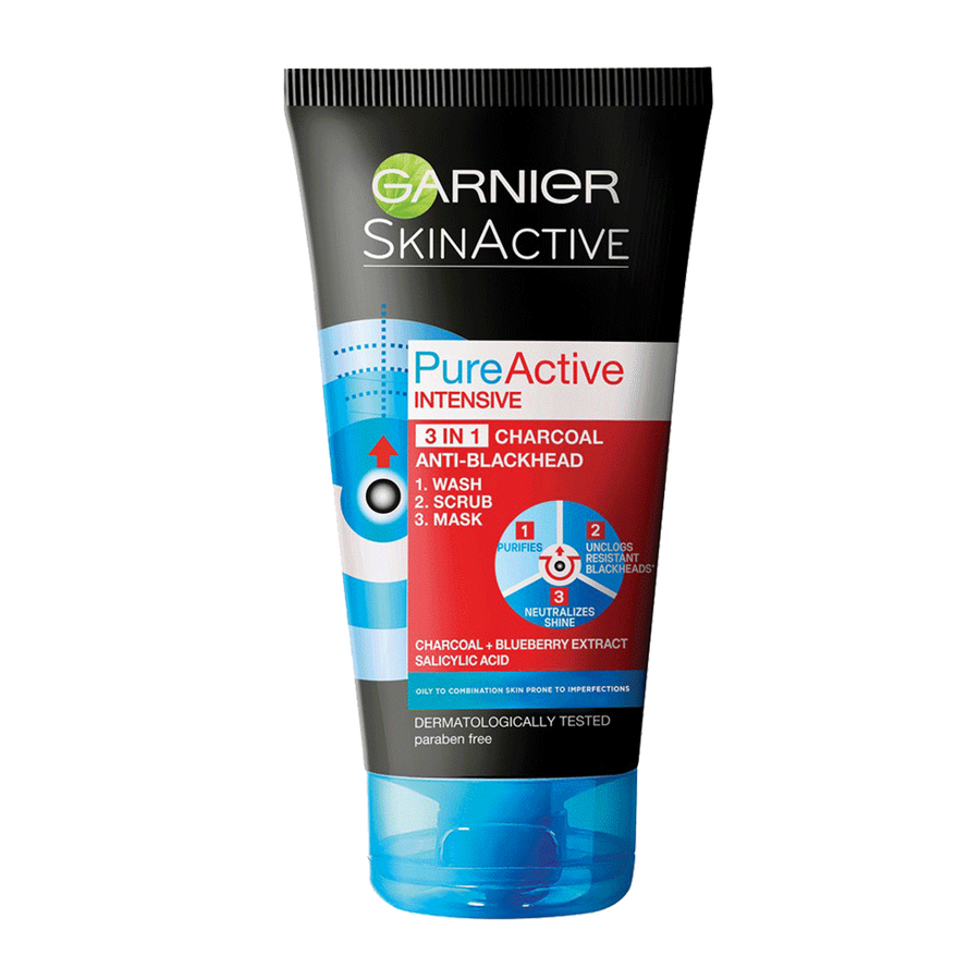 Garnier Skin Active Pure Active 3 In 1 100ml 94-0463