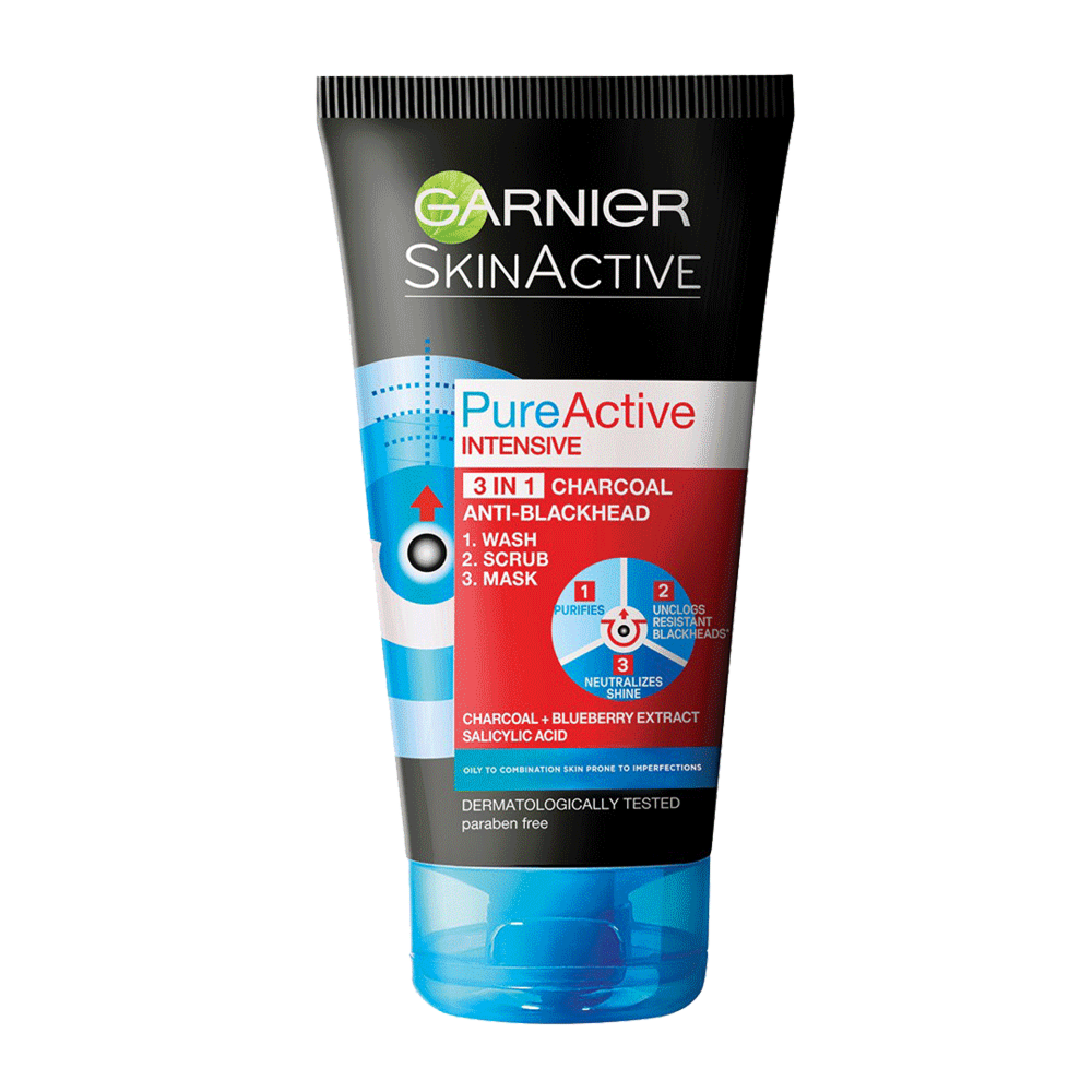 Garnier Skin Active Pure Active 3 In 1 50ml 94-0463