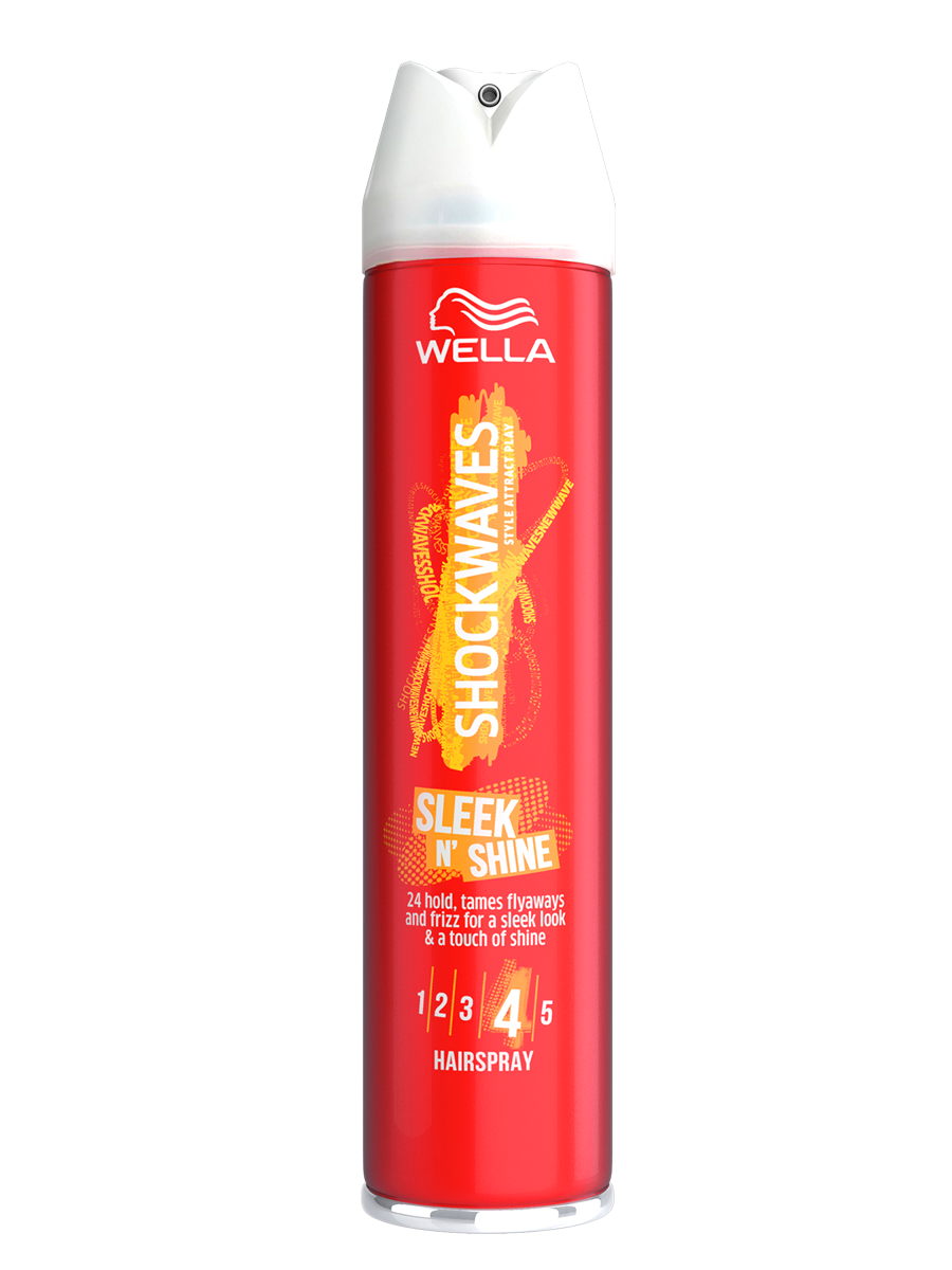 Wella Shock Waves Sleek N Shine 04 Hairspray 250ml
