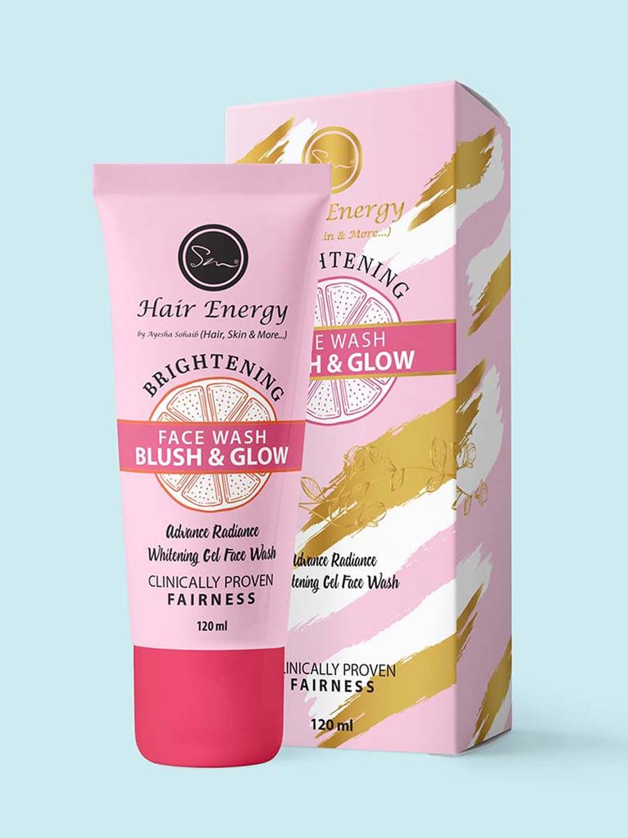 Hair Energy Brightening Face Wash Blush & Glow 100ml