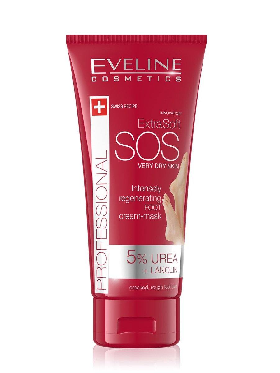 Eveline Extra Soft SOS V-Dry Skin Foot Cream Mask 100ml