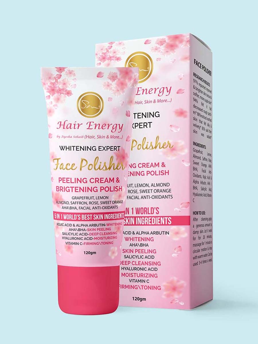 Hair Energy Whitening Expert Face Polish 120gm