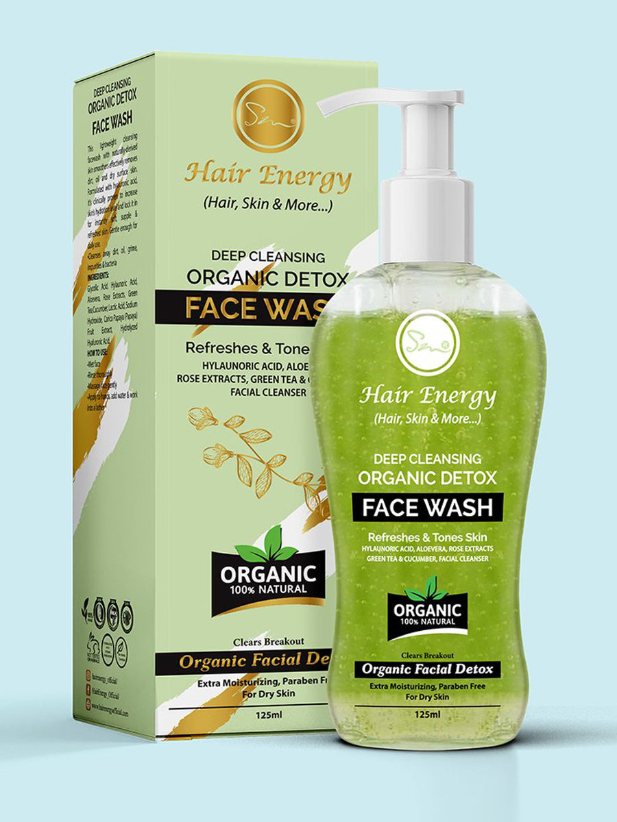 Hair Energy Deep Cleansing Face Wash Organic Detox 125ml