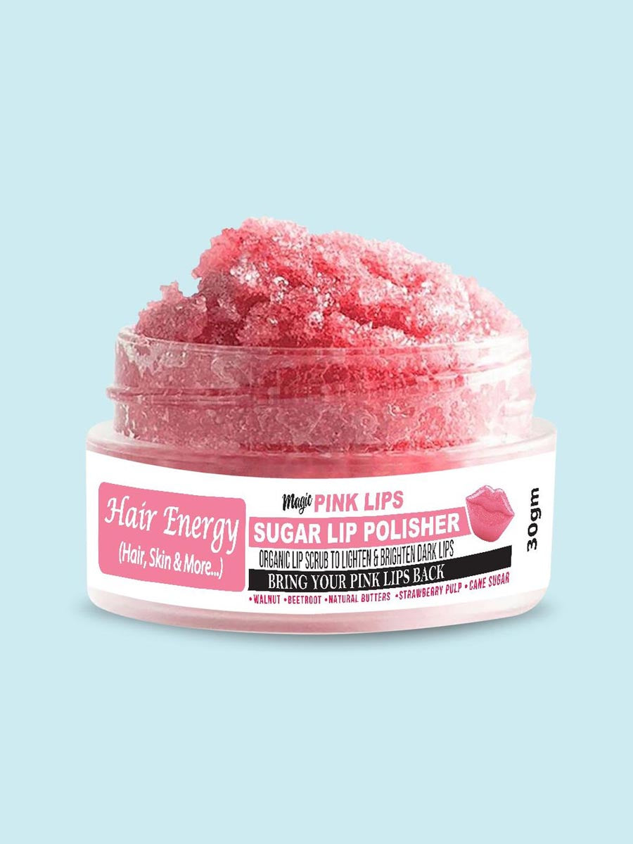 Hair Energy Magic Pink Lips Sugar Lip Polish 30Gm
