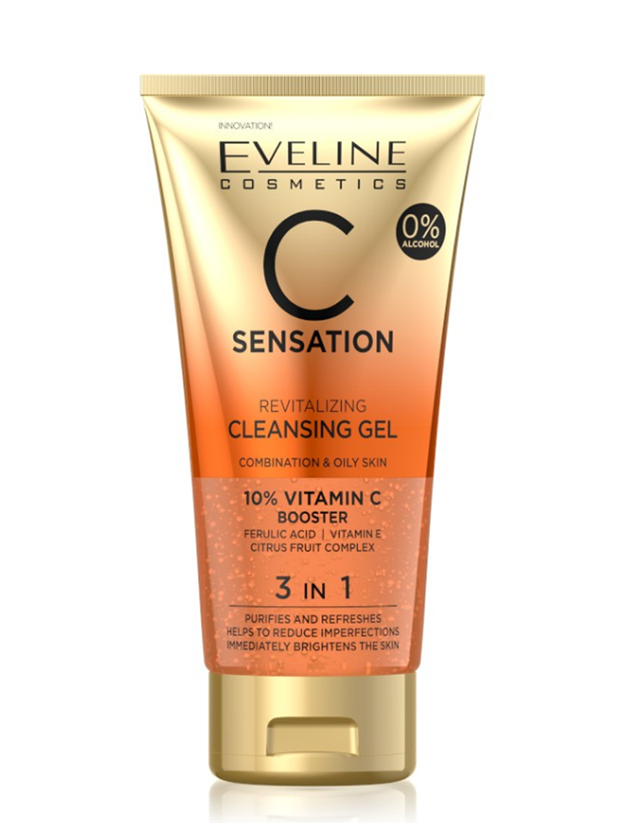 Eveline C Sensation Face Cleansing Gel 150Ml