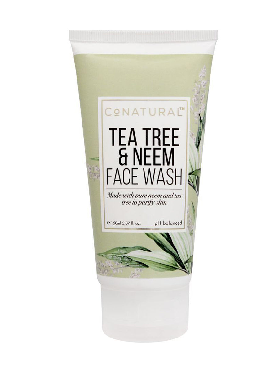 CoNatural Tea Tree & Neem Face Wash 150 Ml