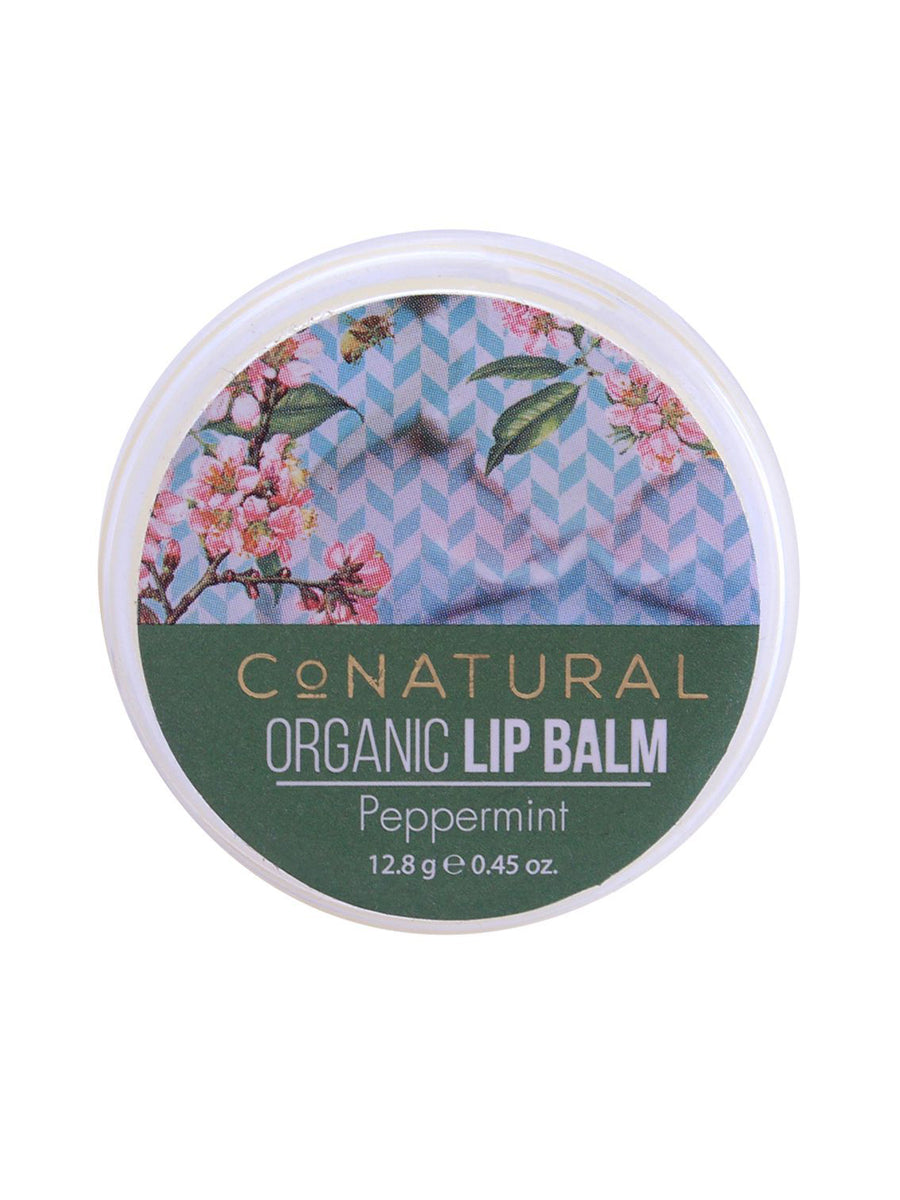 CoNatural Organic Lip Balm Peppermint 12.8 Gr