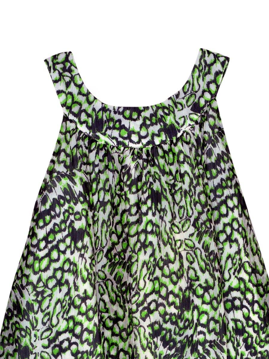 FC Girls Sleeve Less Moth Print Frock CG1728