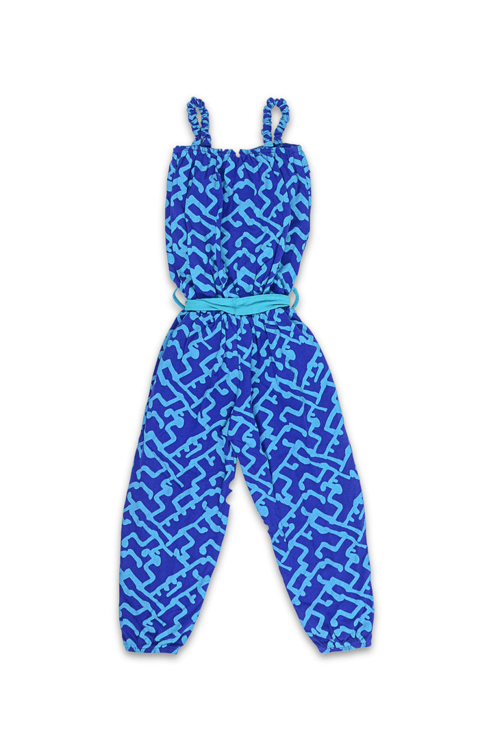 FC Girls Sleeve Less Down Town Grid Jump Suit CG1736