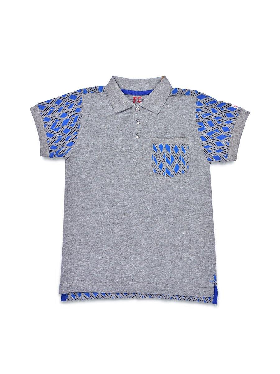 FC Boys Sleeve Less Back Print Polo CB1691