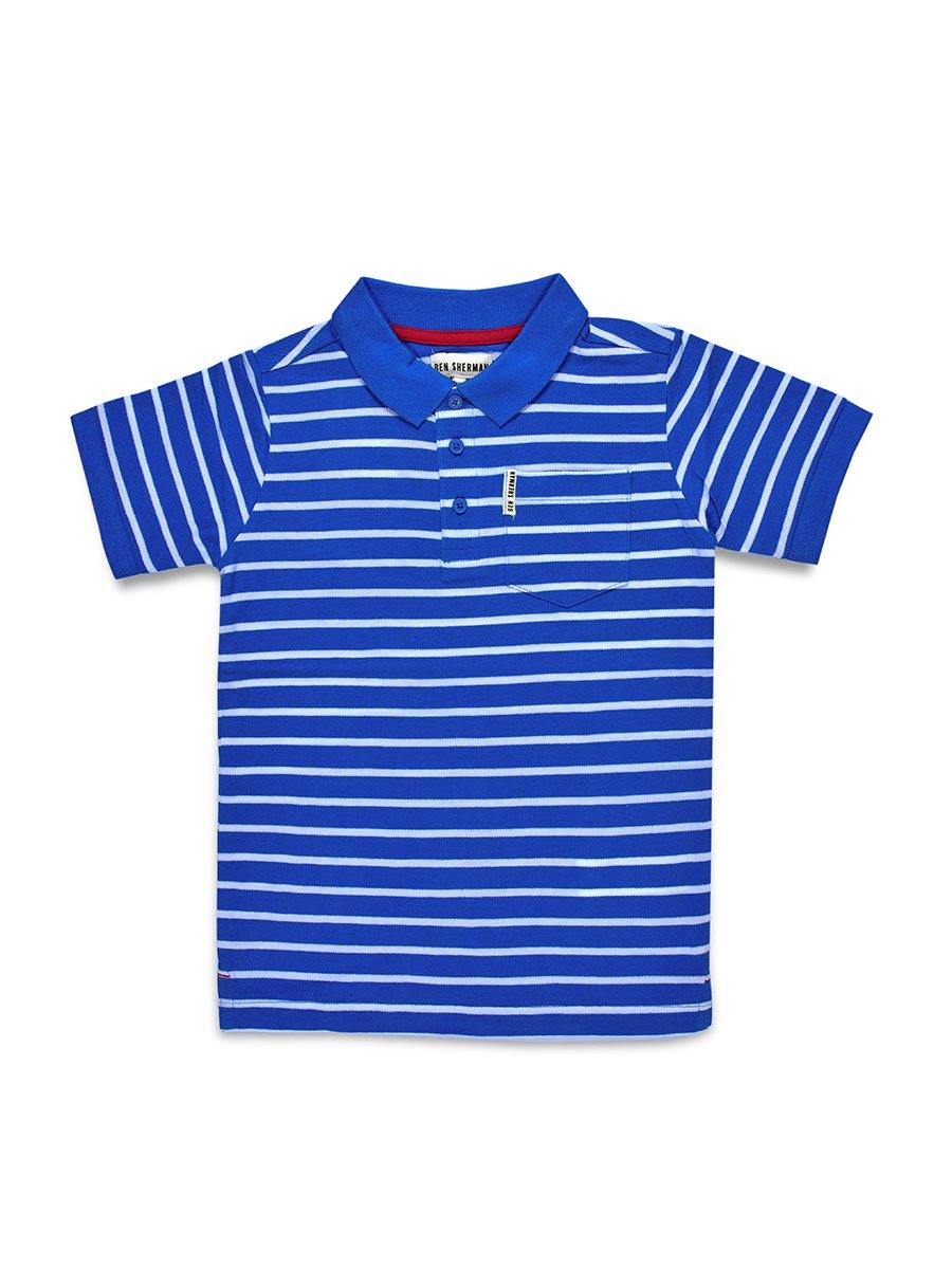 BS Boys S/S Striper Polo BS1567