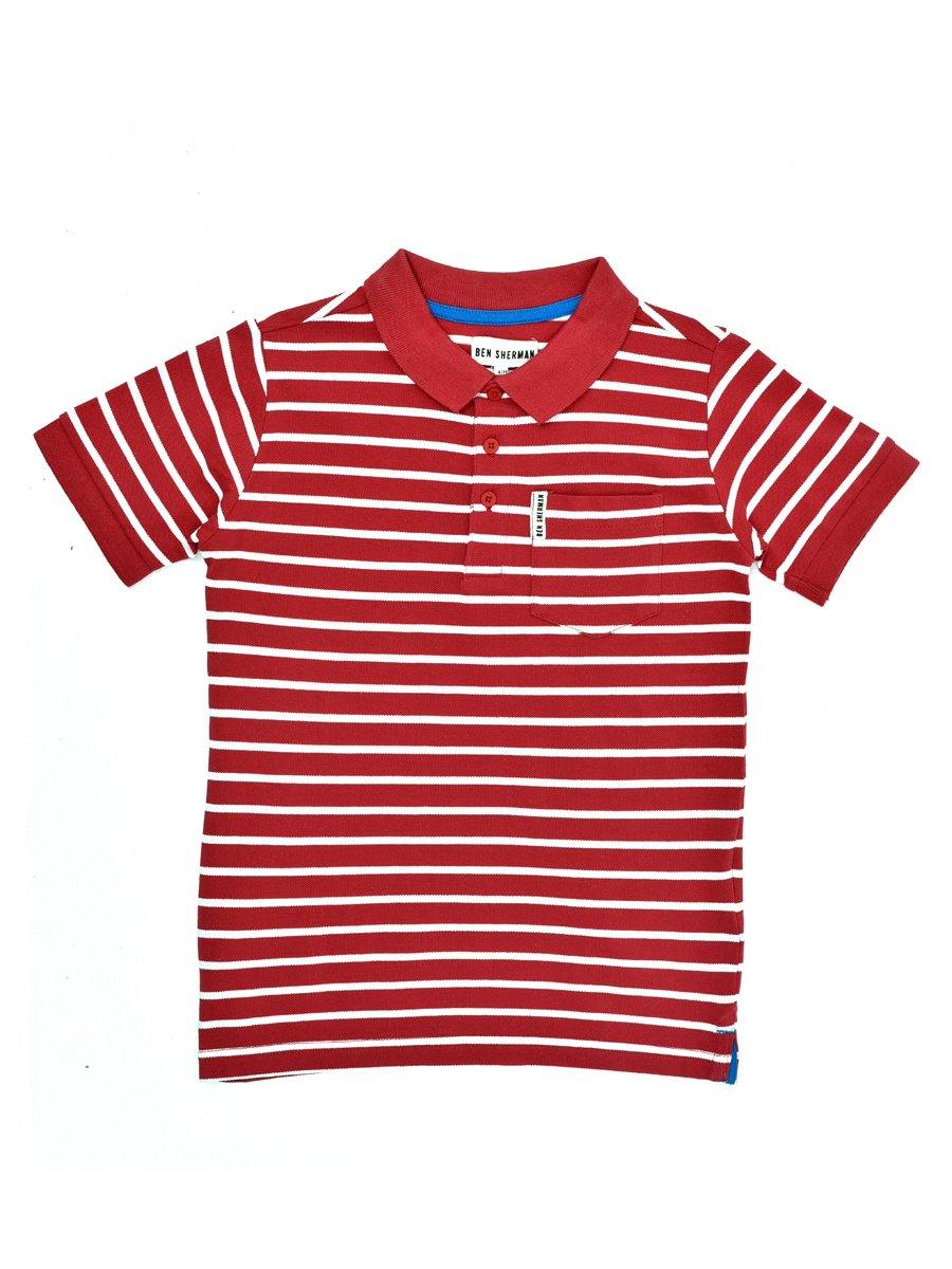 BS Boys S/S Striper Polo BS1567