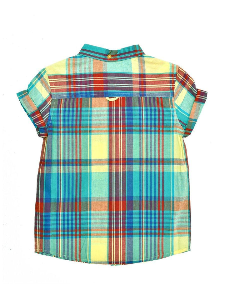 BS Boys S/S Check Shirt BS1596