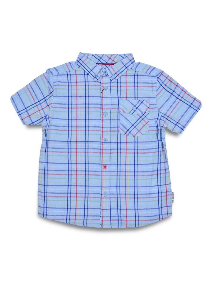 BS Boys S/S Check Shirt BS1600