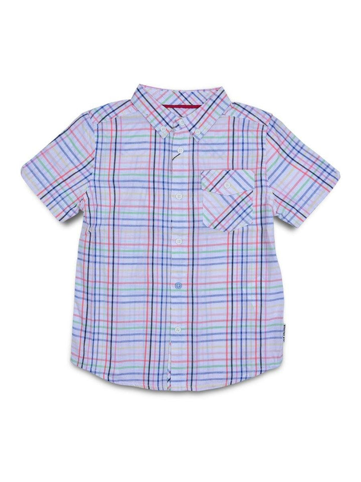 BS Boys S/S Check Shirt BS1600