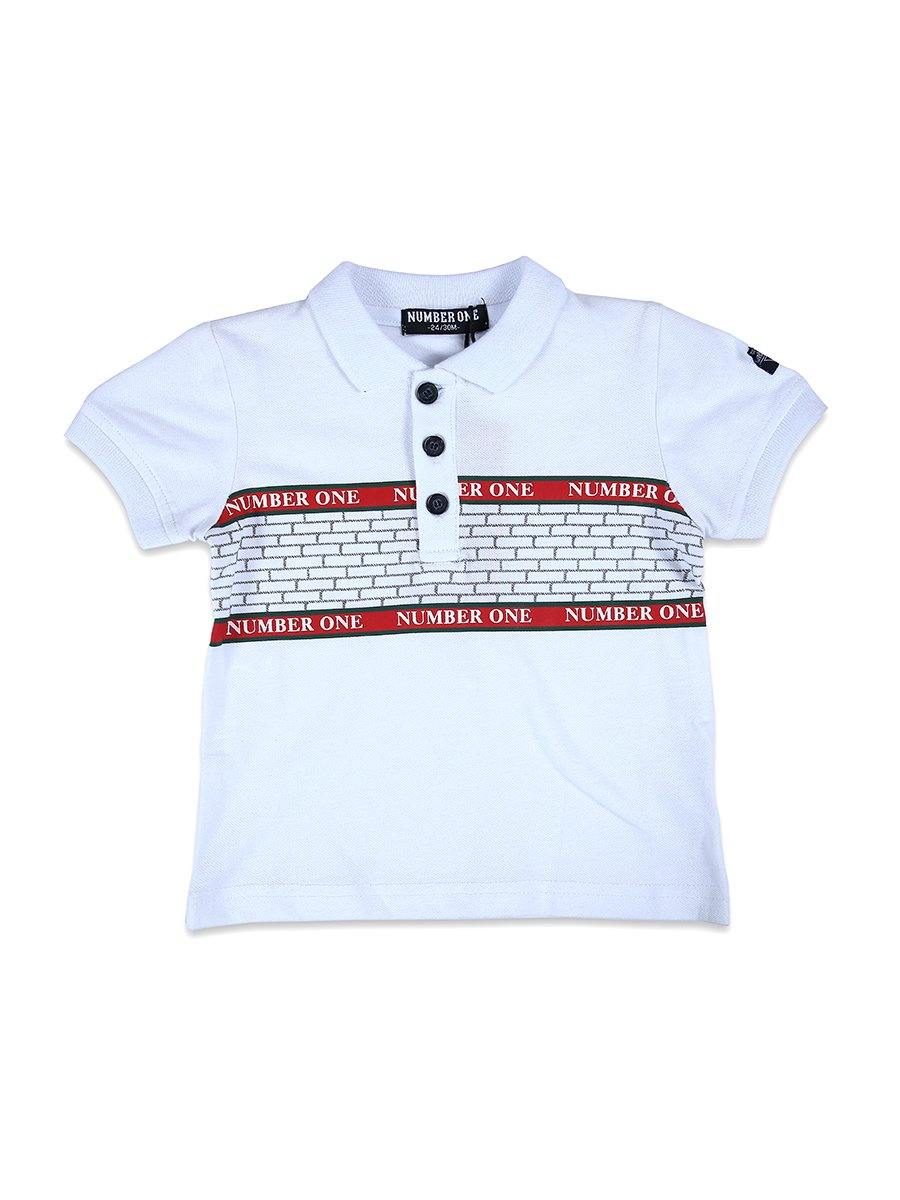 Imp Boys Polo T-Shirts H/S With Number One Pach # 266 (S-19)
