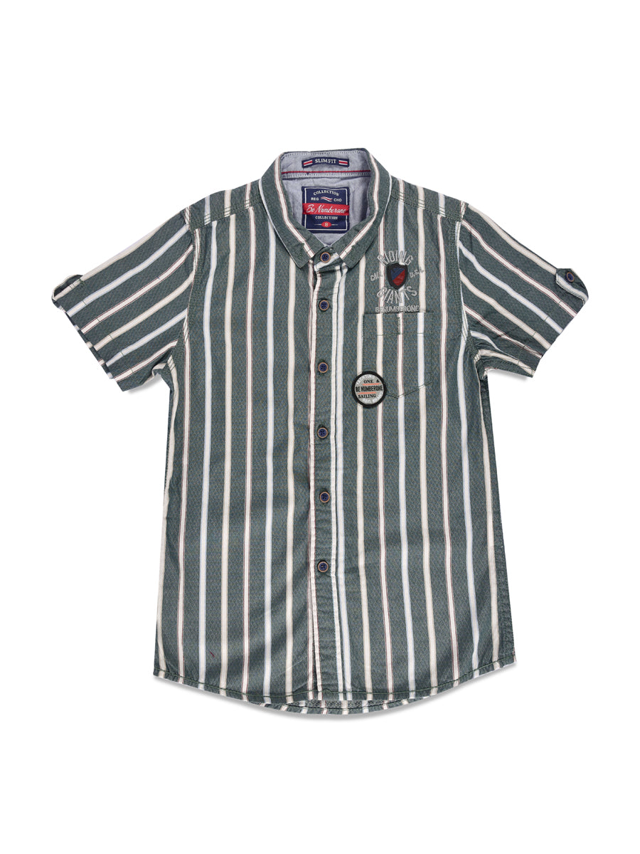 Imp Boys H/S Shirt With Pocket & Riding Emb #SC918B (S-20)