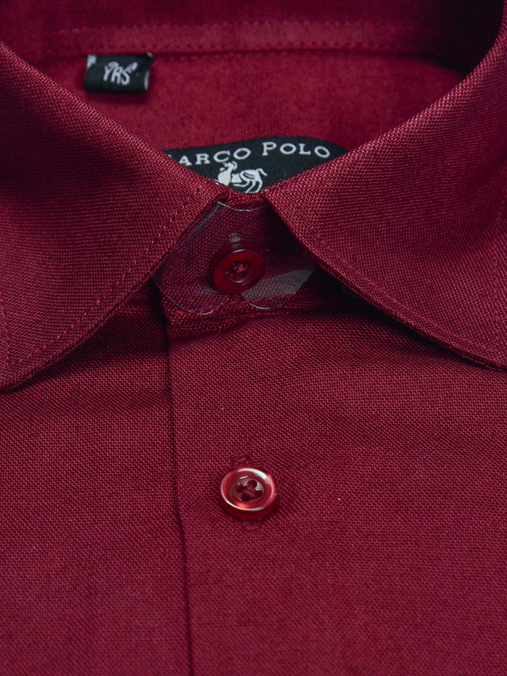 Marco Polo Boys L/S Plain Shirt (S-21)