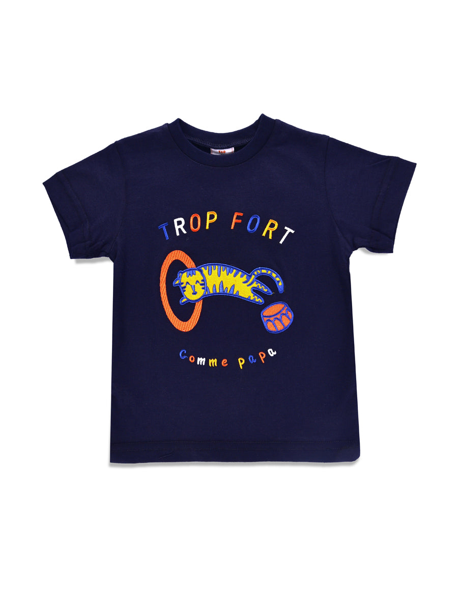 Imp Boys H/S T.Shirts With Trop Fort Design #27112 (S-21)