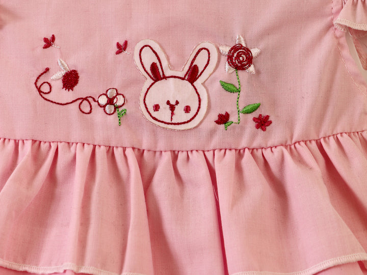 Imp Girls 2Pcs Frock Suit With Emb