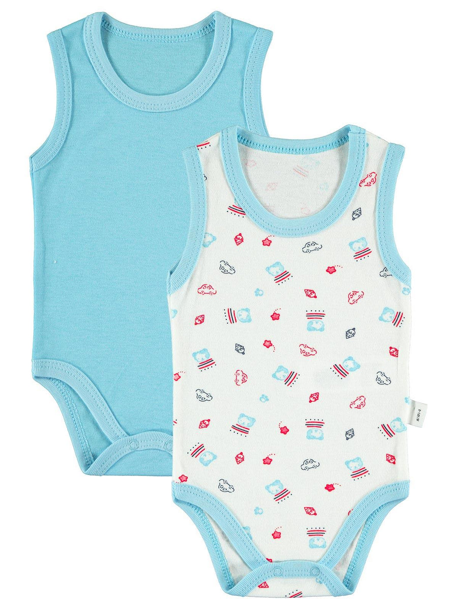 Civil Baby Pack Of 2 Cotton Body Suit # 9244 (W-21)