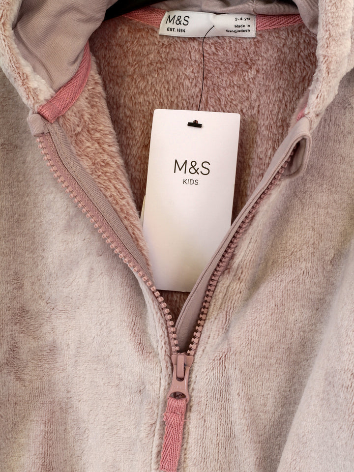 M&S Girls Fleece Zipper #T77-1164E (S-22)