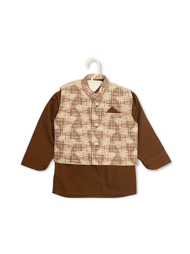 Tony Land Boys 3pcs Chotu Shalwar Suit With Waist Coat #22507 (S-22)