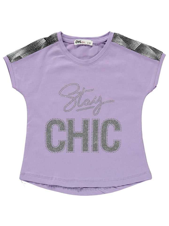 Civil Girls Pajama Suit #5893 With CHIC Print (S-22)